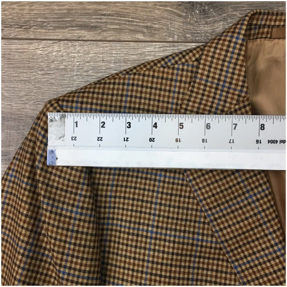 ERMENEGILDO ZEGNA Mens Blazer Sport Coat Casual Jacket Size 46L Wool Suit - Picture 4 of 12